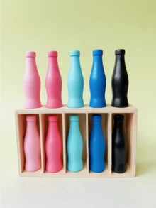 Bộ trò chơi xếp hình chai lọ 10 món cho trẻ em, trò chơi đoán và ghép màu, bao gồm 10 chai lọ nhiều màu sắc và hộp đựng, trò chơi giáo dục tương tác nhiều người chơi trong nhà dành cho gia đình, thích hợp làm quà tặng sinh nhật/ngày lễ cho bé trai và bé gái từ 3-12 tuổi (màu chai lọ ngẫu nhiên). - Nhiều màu - Xem 6