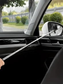 1 cái [Có 4 màu] Gạt mưa kính chắn gió có thể thu gọn, Gạt mưa gương chiếu hậu ô tô có tay cầm kéo dài, Gạt nước kính ô tô có thể thu gọn, Phụ kiện ô tô đa năng, Dụng cụ lau kính xe hơi cầm tay, Tay cầm kéo dài, Lưỡi gạt bằng thép không gỉ, Gạt mưa cầm tay đa chức năng có thể thu gọn, Gạt nước gương chiếu hậu ô tô, Dụng cụ lau kính 2 trong 1, Thích hợp cho trạm xăng, kính, phòng tắm - nhiều màu - Xem 4