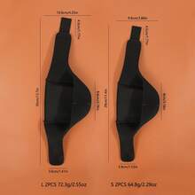 QKC 1 Pair Unisex Heel Cushion Pads, Shock Absorbing, Leg Pressure Relief, Adjustable Strap, Anti-Slip Insoles - Beige - View 5