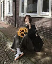 Adidas Originals HANDBALL SPEZIAL Lightweight And Comfortable Thin-Soled Low-Top Sneakers, Unisex - Grey - View 8