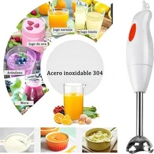 300w Batidora De Inmersión Eléctrico De Mano Con Cuchillas Acero Inoxidable Para Frutas, Comida, Pastel - Tipo de Enchufe A USA (110-127V) - Ver 2