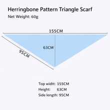 女士豹纹围巾，时尚百搭，适合日常佩戴 - A - 查看 4