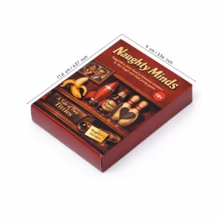 成人卡牌游戏“淘气心灵”，适合派对之夜和情侣游戏，包含暗示性词语猜谜挑战、双关语线索和干净答案，便携旅行装，趣味社交破冰游戏，单身派对礼物佳选 - 橘色 - 查看 2