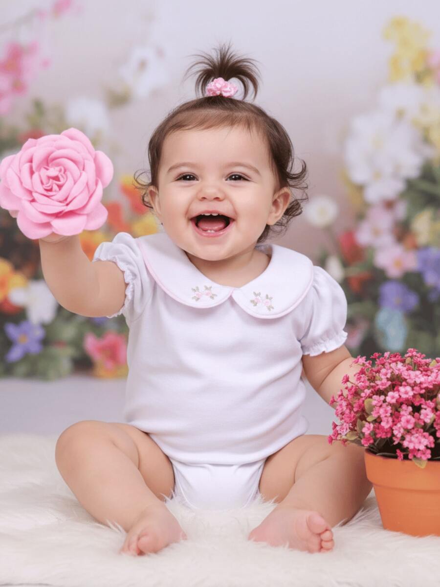 Pure & Posh Baby Baby Girls Bodysuits - 白色 - 查看 1