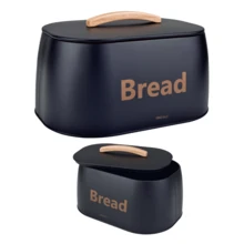 chroniona pieczywo przed wysychaniem i produktem świeżości stacji – wystarczy przetrzeć wilgotną ściereczką design, która łączy funkcje z estetyką To nie tylko pojemnik na pieczywo, ale także stylowy dodatek, który oznacza charakter Twojej kuchni. - Czarne - Zobacz 5