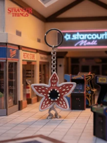 Móc khóa chính thức Stranger Things của Netflix (1 chiếc) - Mặt dây chuyền hình nhân vật 3D bằng xốp & Móc khóa trang trí có khóa kéo Phụ kiện ba lô Quà tặng sưu tầm - Max, Eleven, Dustin, Demogorgon, Lucas, Eddie - Nhiều màu - Xem 14