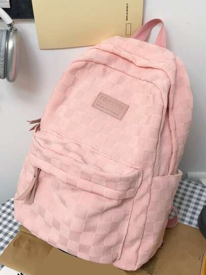 Fashionable High-Quality Backpack For High School, College Students, Middle School Students, Large Capacity, Versatile, Minimalist Design, Multiple Colors Available