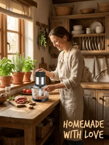 3L Stainless Steel Electric Meat Grinder With 4 Sharp Blades, Can Grind Meat, Vegetables, Fruits And Nuts - SOKANY - EU C Type Plug(220-240V) - View 9