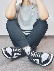 Quần dài dệt kim thoáng khí Nike Sportswear NSWCLUB PANTOHFT dành cho thể thao thường ngày. - màu đen - Xem 8