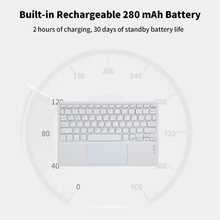 2026 Wireless Bluetooth Keyboard With Touchpad, 78 Keys, Portable Ultra-Thin Silent Keyboard, Rechargeable, Compatible With Apple IPad, Apple Phones, Tablets, Smartphones, Supports Android And Windows, Christmas/New Year Gift - Multicolor - View 9