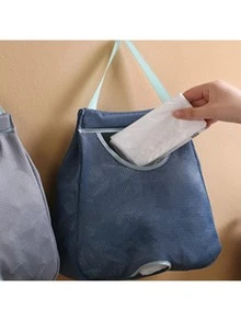 1pc Wall-Mounted Large Capacity Kitchen Trash Bag Dispenser, Easy Access Without Pulling Out Drawer, Saves Cabinet Top Storage Space - Multicolor - View 4