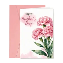 Muttertagskarte mit Umschlag, kreative Blumen-Dankesnachricht, Feiertags-Karten, perfektes Geschenk für Mütter - Mehrfarbig - Übersicht 3