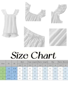 Women's Summer Lounge Set Ruffle Shoulder Strap Tank Tops Drawstring Shorts Sleepwear Sets - Beige - View 12