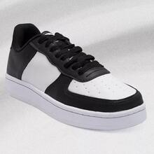 Men's And Women's Casual Comfortable Everyday Sneakers - Sizes 34 To 43 - On - Không khí đen trắng - Xem 3