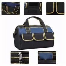 Maleta De Herramientas Gran Capacidad Mochila Organizador impermeable y resistente al desgaste - A - Ver 1