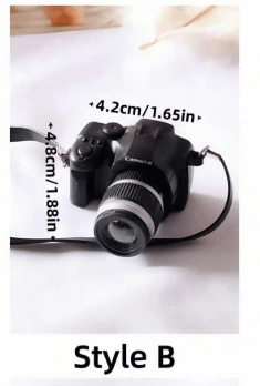 POKOJA LAND 迷你复古数码单反相机模型，带闪光灯音效，钥匙扣，家居装饰，摄影爱好者收藏品，怀旧展示品 - 彩色 - 查看 12