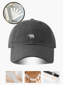 1顶复古刺绣男女通用棒球帽,适合所有季节(春夏秋冬),是返校、派对、海滩、假期、圣诞节、婚礼、户外活动、学生、教师、送礼的理想之选。经典美式风格,Y2K风格,休闲帽饰,现有粉色、黑色、绿色可选。 - 米色 - 查看 8