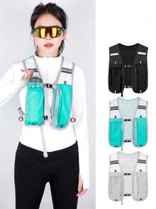 Multi-Functional Trekking Running Vest Backpack - Breathable Hiking Climbing Cycling Pack Sport Bag For Sports For Fitness For Exercise Large Capacity Travel Bag For Vacation For Women For Men Travel Essential For Running For Hiking - Nhiều màu - Xem 1