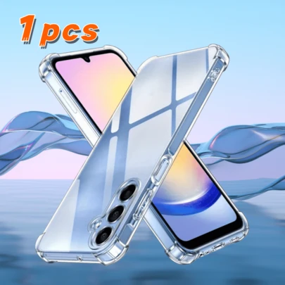 1 Piece Phone Case Protector Designed As A Transparent TPU Case, Compatible With For Galaxy A16 5G/A16/A15 5G/A15/A14/A13 5G/A04S/A13 5G/A13/A12 5G/A12 4G/A11/A10S/A10E/A10/A9 (2018)/A8 (2018)/A7 (2018)/A06/A6+ (2018)/A6 (2018)/A05S/A5 (2017)/A05/A04S/A04E/M04/A04E/A04/A04 5G/M13 5G/A03s/A03 Core/A03/A02S/A02/A02/M02/A01s/A01/C55 5G/F55 5G