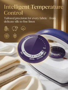 SOKANY Handheld Garment Steamer, Ceramic Soleplate Design, Suitable For Various Fabrics, Constant Temperature Ironing, Non-Damaging, Adjustable Temperature Control, Overheat Protection - EU E Type Plug(220-240V) - View 8