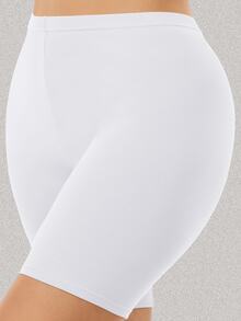 3pcs Plus Size Seamless Mid-Waist Casual Safety Pants - Multicolor - View 5