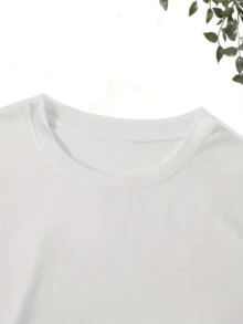 BTSBTS World Tour JIN Oversized Cotton T-Shirt - ARMY Fan Merchandise Relaxed Fit White Casual Top - 白色 - 查看 3