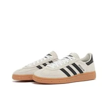 Adidas Originals HANDBALL SPEZIAL Lightweight And Comfortable Thin-Soled Low-Top Sneakers, Unisex - Grey - View 3