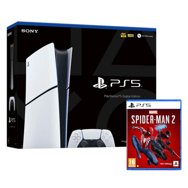  PlayStation5 Digital Edition Console (Slim) + Marvel's Spider-Man 2