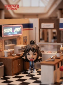 Móc khóa chính thức Stranger Things của Netflix (1 chiếc) - Mặt dây chuyền hình nhân vật 3D bằng xốp & Móc khóa trang trí có khóa kéo Phụ kiện ba lô Quà tặng sưu tầm - Max, Eleven, Dustin, Demogorgon, Lucas, Eddie - Nhiều màu - Xem 6