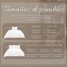 Kynley 夏季及換季床罩，100% 聚酯材質，輕薄柔軟，白色，搭配 45x70 公分枕套 - Flores Morado - 查看 6