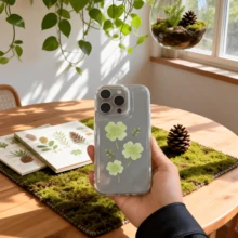 Lucky Clover Clear Phone Case With Large Camera Cutout, Slim Shockproof Cover Compatible With Iphone - Clear - View 5