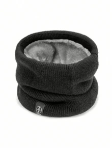 男女通用针织围巾，加厚保暖，适合学生，户外活动、骑行、冬季等多种场合。 - 彩色 - 查看 12