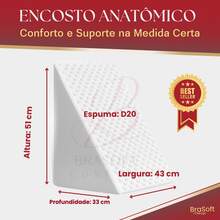 Encosto Anatômico Triangular - Branco - Visão 8