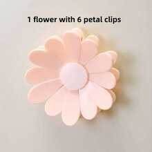 6pcs Personalized Daisy Flower Petal Pattern Food Sealing Clips, 3D Magnetic Sealing Clips, Refrigerator Magnets - Multicolor - View 15