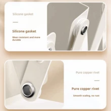 Adjustable Book Stand With Pen Holder, Desk Book Organizer Rack With Bookend Office Desk Accessories Desk Accessories Office Supplies Office Decor - Rectangle - View 7