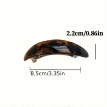 | Large Shaped Spring, Fixed Grip, Suitable For Rubber And Daily Shape, Acrylic Material, Smooth Surface, Flexible Type - Brown Leopard - View 2