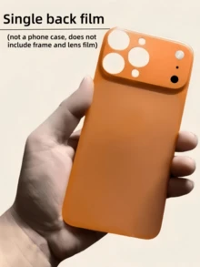 【元素橙焕新】兼容 13Pro/14Pro/15/16,瞬间变身17Pro Max后盖膜,活力橙超薄柔性背板,防刮防指纹一体式设计,秒速更换新手机,轻薄不卷边,适用于日常、办公、居家等多种场景。防水防震防摔防刮花。 - 橘色 - 查看 33