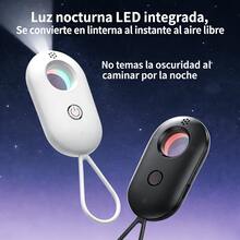 Detectores de cámaras ocultas con alarma de vibración, dispositivo anti-espía, buscador de cámaras inalámbricas, rastreador portátil para hogar, oficina y viaje, protege tu privacidad - Blanco - Ver 2