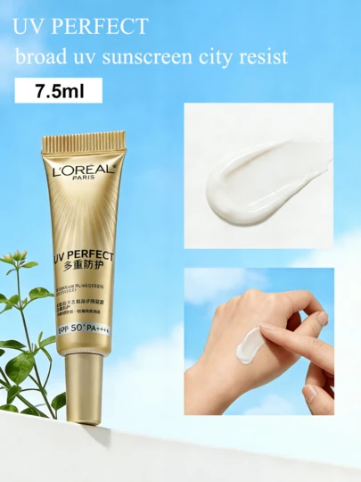 L'Oreal SPF50 PA++++ Matte Sunscreen Lotion, Daily Face Protection, Non-Greasy, Lightweight & Breathable, Travel Size 7.5ml/0.25oz