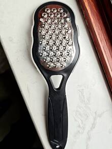 1 pieza Lima de pies profesional de acero inoxidable - Elimina callosidades y piel muerta, lijado anti-salpicaduras, resuelve problemas de los pies como callosidades y piel muerta fácilmente - Multicolor - Ver 8