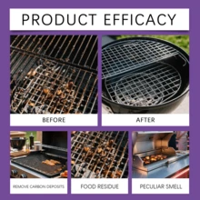 1件/2件装烧烤炉清洁剂，可用于烧烤炉、炉灶、不锈钢锅、煎锅，有效清洁烧烤炉、煎锅上的烧焦污渍和油脂，专为有效去除烧烤炉上的污垢和油脂而设计，使用方便：均匀喷洒在烤架上，静置3分钟溶解油脂。 - 液體 - 查看 3