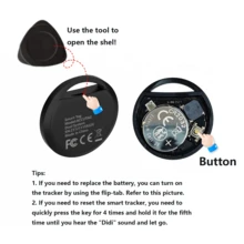 RSH 4 Packs Smart Tag For Android, Smart Tracker Anti-Lost Locator Works For Android Find Hub App(System Requirements Android 9+), Precise Positioning Locator Luggage Tracker, For Key Wallet Bag Finder, Family Sharing&Privacy Protection - Black - View 10