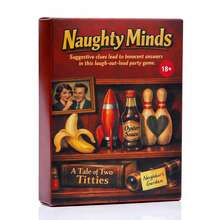 成人卡牌游戏“淘气心灵”，适合派对之夜和情侣游戏，包含暗示性词语猜谜挑战、双关语线索和干净答案，便携旅行装，趣味社交破冰游戏，单身派对礼物佳选 - 橘色 - 查看 1