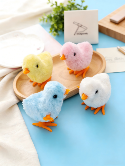 Osterdekoration Küken, Geschenk zum Valentinstag, Aufziehhuhn Spielzeug, Hühner Spielzeug Geschenk für Jungen und Mädchen, Küken Spielzeug Ostern, Osterkorb Füllungen (zufällige Farbe) Kindertag Geschenk, Geburtstagsgeschenk, Party Favor