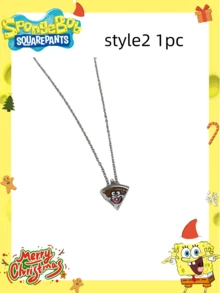 SpongeBob SquarePants Bộ 5 mặt dây chuyền hình bánh pizza xốp, quà tặng hợp kim độc đáo, dễ thương, giá trị cao, phù hợp cho các cặp đôi và bạn thân, lựa chọn tốt nhất để trang trí không khí tiệc tùng, cũng thích hợp để trang trí nhà cửa, phòng ốc, quà Giáng sinh cho bạn gái sau khi tốt nghiệp, quà tặng ngày Valentine. - Nhiều màu - Xem 16
