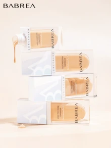 babrea 液体遮瑕膏，质地柔滑丰盈，哑光妆效，有效遮盖黑眼圈、细纹、泛红和瑕疵，持久不脱妆 - 13#瓷米白[適合白皮] - 查看 9