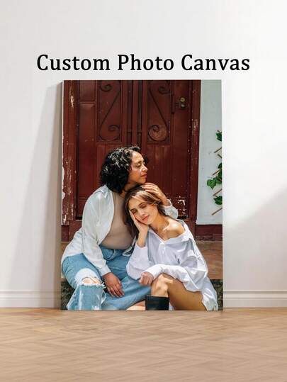 1pc Customizable Canvas Wall Art Poster, Ideal Home Decor Gift For Bedroom, Living Room, Hallway - Fashionable Room Decoration Suitable For Friends, Tea Room, Home, Garden, Office, Also Suitable For Anniversary, Valentine's Day, Mother's Day, Birthday, Father's Day, Graduation, Wedding, Housewarming, Home Life, Home Atmosphere, Collectibles, Reusable, Cute, High Quality