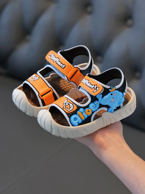 Pantuflas para niños, nuevo modelo 2025 para niños y niñas, sandalias de playa antideslizantes para uso en el hogar y el baño para niños