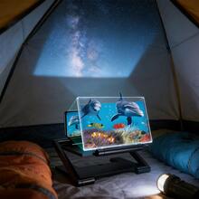 8 Inch Smartphone Screen Magnifier High-Definition Blue Light Blocking Eye Protection Projector Screen Foldable Phone Stand Includes Movie Video And Game Screen Magnifier Immersive Full-Screen View Improve The Phone'S Display - Black - View 9