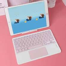 2026 Wireless Bluetooth Keyboard With Touchpad, 78 Keys, Portable Ultra-Thin Silent Keyboard, Rechargeable, Compatible With Apple IPad, Apple Phones, Tablets, Smartphones, Supports Android And Windows, Christmas/New Year Gift - Multicolor - View 10